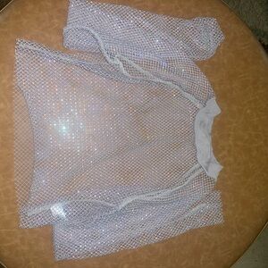 Sparkling Mesh Top